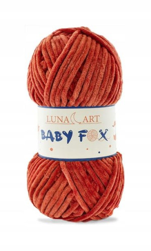Włóczka Luna Art BABY FOX 100-27 cegła