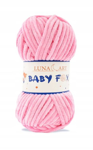 WWłóczka Luna Art BABY FOX 100-05 śr. róż