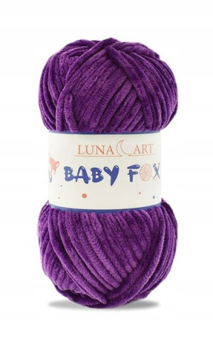 Włóczka Luna Art BABY FOX 100-16 fiolet