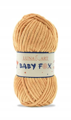 Włóczka Luna Art BABY FOX 100-18 j. orzech
