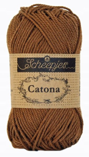 Włóczka Scheepjes Catona 157/ 50 g - piwo korzenne