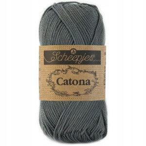 Włóczka Scheepjes Catona 501 / 50 g - antracyt