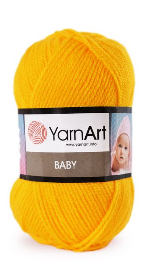 Włóczka YarnArt Baby - 32 - żółty