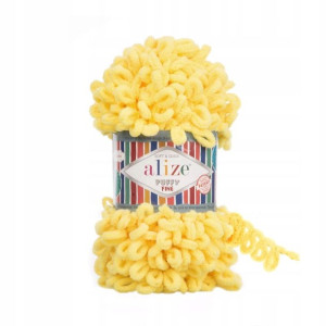 Włóczka Alize Puffy Fine 113 / żółty