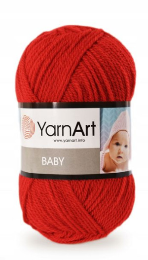 Włóczka YarnArt Baby - 576 - czerwień