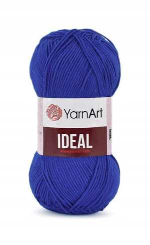 Włóczka YarnArt Ideal 240 / szafir 100% BAWEŁNA