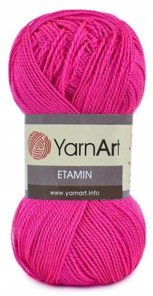 Włóczka YarnArt Etamin 460 / ultra róż