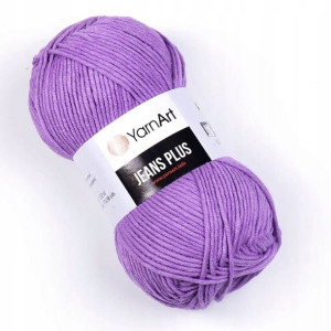 Włóczka YarnArt Jeans Plus 72 jasny fiolet