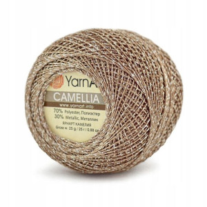 Kordonek YarnArt Camellia 429 / jasny brąz