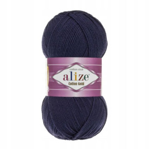Włóczka ALIZE COTTON GOLD - 58 granat