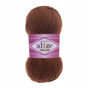 Włóczka ALIZE COTTON GOLD - 493 brąz