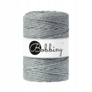 Sznurek do makramy Bobbiny 5mm / Stalowy