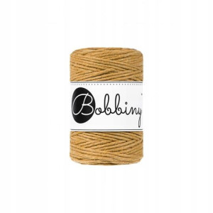 Sznurek do makramy Bobbiny 1,5mm / Musztarda