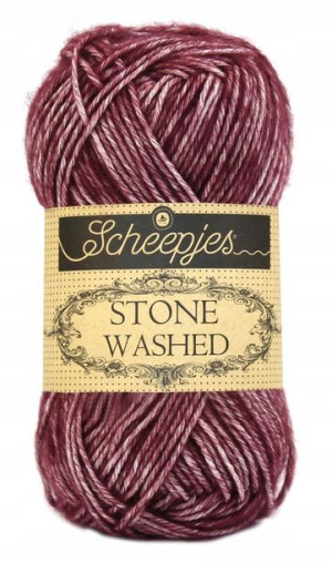 Włóczka Scheepjes Stone Washed - 810 Garnet