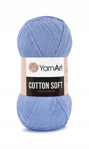 Włóczka YarnArt Cotton Soft - 15- niebieski