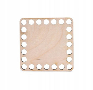 Baza Dno Do Szydełkowania Kwadrat / 10x10cm / 7 Mm