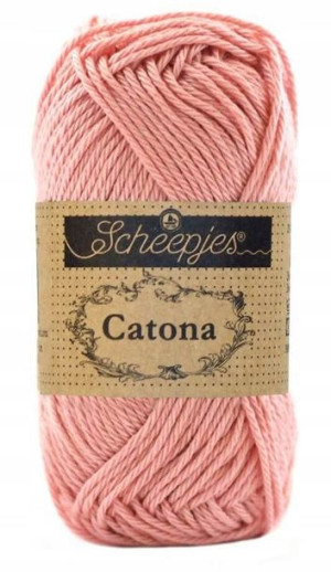 Włóczka Scheepjes Catona 408 / 50 g - stara róża