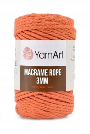 Sznurek YarnArt Macrame Rope 3 mm 770 / morela