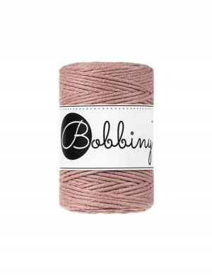 Sznurek do makramy Bobbiny 1,5 mm / Różowe złoto