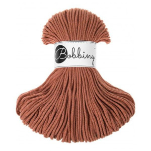 Sznurek pleciony Bobbiny 3mm / 100m / Terracotta