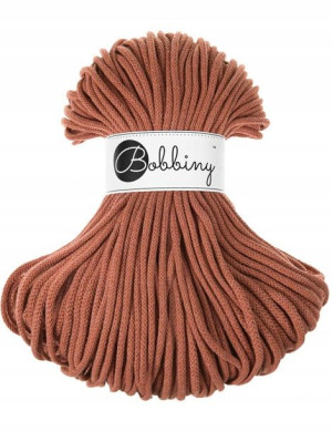 Sznurek pleciony BOBBINY 5mm / 100m / Terracotta