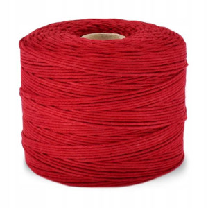 Sznurek bawełniany do MAKRAMY 2mm 300m / bordo
