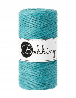 Sznurek do makramy skręcany Bobbiny 3 mm / Morski