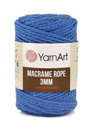 Sznurek YarnArt Macrame Rope 3 mm 786 / niebieski