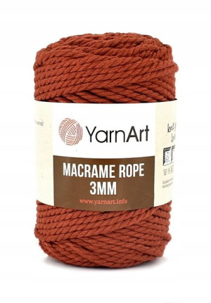 Sznurek YarnArt Macrame Rope 3 mm 785 / cegła