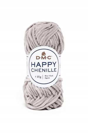Włóczka DMC Happy Chenille 12 / szary