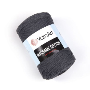 Sznurek YarnArt Macrame Cotton 758 - ciemny szary