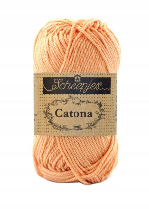 Włóczka Scheepjes Catona 414 / 50 g - łosoś