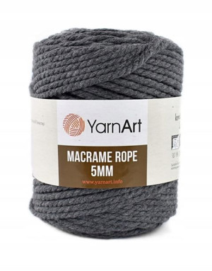 Sznurek YarnArt Macrame Rope 5 mm - 758 grafit