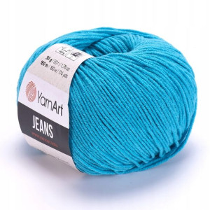 Włóczka YarnArt Jeans 55 turkus