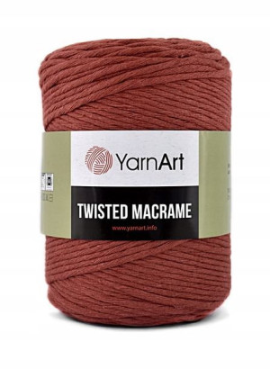 Sznurek YarnArt Twisted Macrame 785 cegła