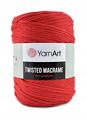 Sznurek YarnArt Twisted Macrame 773 czerwień