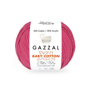 Włóczka Gazzal Baby Cotton XL 3415 - piwonia