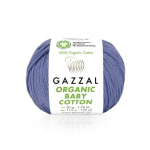 Włóczka GAZZAL ORGANIC BABY COTTON - 428 hiacynt