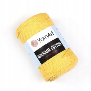 Sznurek YarnArt Macrame Cotton 764 - żółty