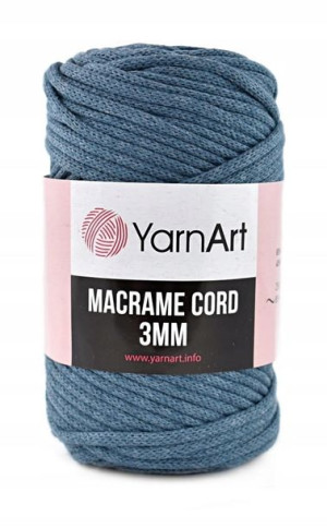 Sznurek YarnArt Macrame Cord 3 mm - 761 indygo