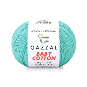Włóczka Gazzal Baby Cotton 3452 - jasny szmaragd