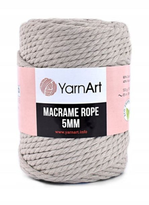 Sznurek YarnArt Macrame Rope 5 mm 753 ciepły beż