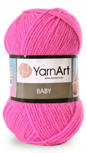 Włóczka YarnArt Baby - 174 - malinowy róż