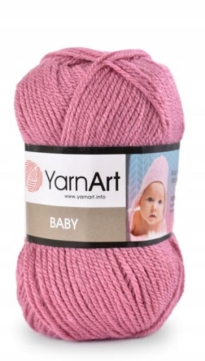 Włóczka YarnArt Baby - 3017 - brudny róż