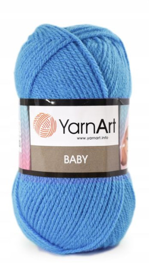 Włóczka YarnArt Baby - 600 - niebieski
