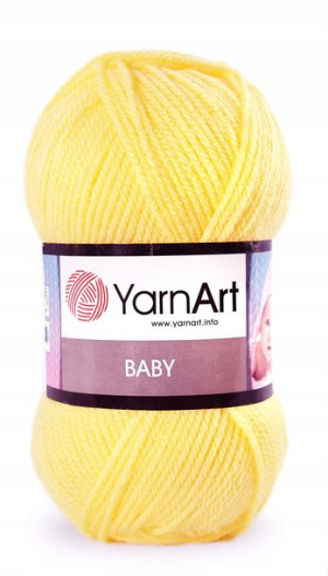 Włóczka YarnArt Baby - 315 - jasny żółty