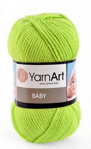 Włóczka YarnArt Baby - 13854 - jasna zieleń