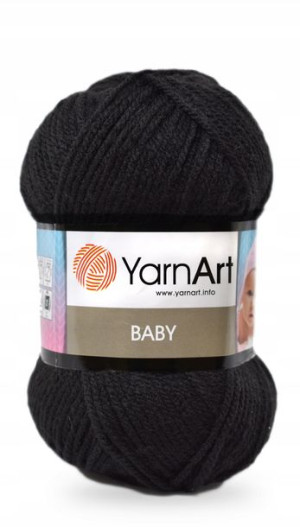 Włóczka YarnArt Baby - 585 - czerń