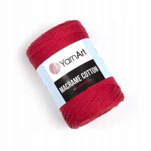 Sznurek YarnArt Macrame Cotton 773 - czerwony