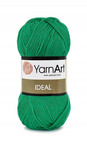 Włóczka YarnArt Ideal - 227 zielony 100% BAWEŁNA